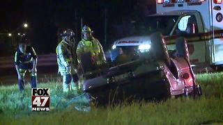 Rollover accident on US-127 in Lansing Township