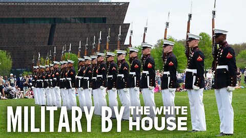 Why was the military near the White House today?