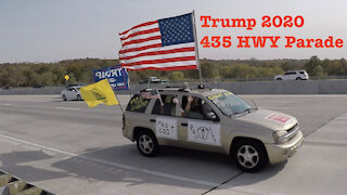 TRUMP 2020 Parade: 435 HWY, Kansas City, KS/MO