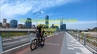 Ciclovía Costanera Andrés Bello Santiago, Chile