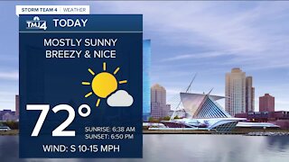 Mostly sunny skies to kick off the week