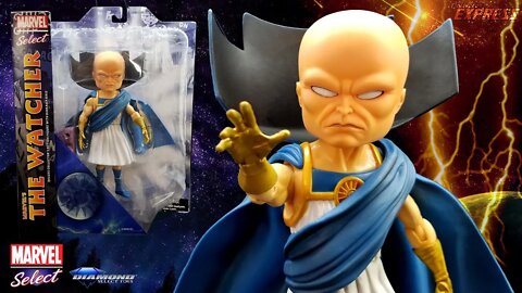 Marvel Select THE WATCHER Reissue Diamond Select Toys Action Figure Review - UATU