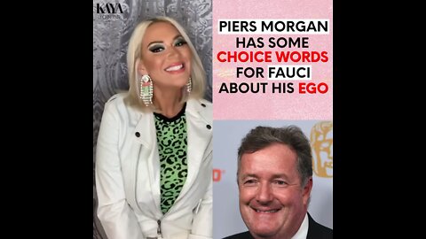 Piers Morgan has some words!