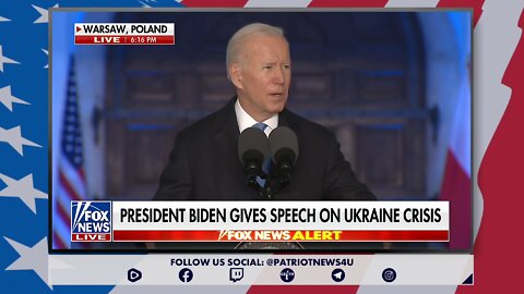 Bobo Biden Gives Speech On Ukraine Crisis