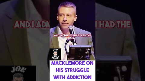 Macklemore's Speech About His Addiction 2019 #shorts