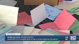 A cup of positivity: Scottsdale coffee shop collecting notes to send to hospitals
