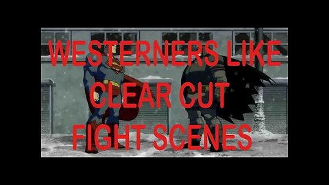 ART AND TALK: westerners like clear cut fights #art #superhero #comics