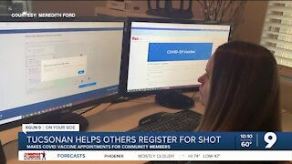 Tucson woman helps community sign up for vaccine appointments