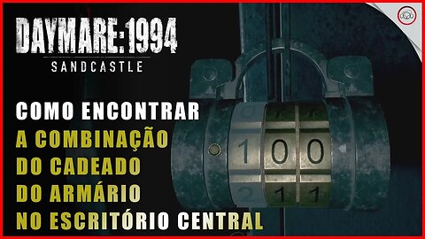 Daymare 1994, Como encontrar a combinação do cadeado do armário no Escritório central | Super-Dcia