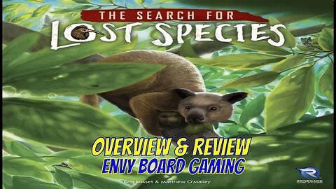 The Search for Lost Species Board Game Overview & Review