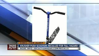 Pulse Performance recalls scooters due to fall hazard