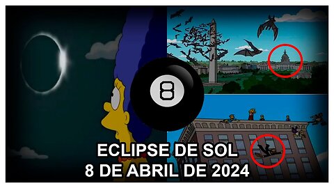 LA PROGRAMMAZIONE PREDITTIVA NEI CARTONI ANIMATI DEI SIMPSON SULL'ECLISSI SOLARE TOTALE DELL'8 APRILE 2024 CHE CI SARà SOLTANTO IN AMERICA E NON NEL RESTO DEL MONDO è UN VIDEO SPECULATIVO IN BASE A VARI FILMATI E SULLA RIVISTA THE ECONOMIST