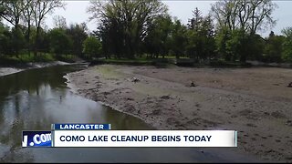 Como Lake cleanup begins today