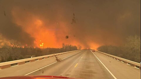 Road Trip Home from the Smokehouse Fire in the Panhandle on TX