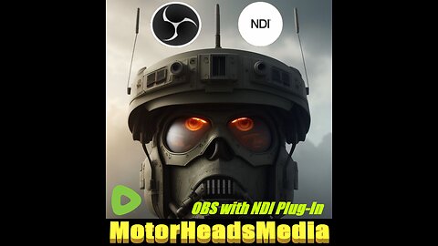 How to use NDI with OBS ported by MotorHeadsMedia