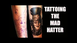 ✅Tattooing the MAD HATTER 👀 (REAL TIME) while telling you everything I'm doing!! 👀