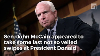 McCain Attacks Trump From Beyond the Grave: Left Note Before Death