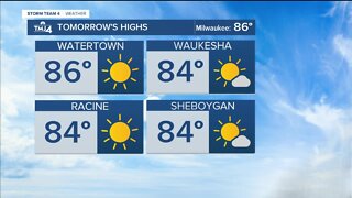 Mostly sunny, warm Friday ahead