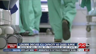 Local leaders discuss ICU capacity as virus cases surge