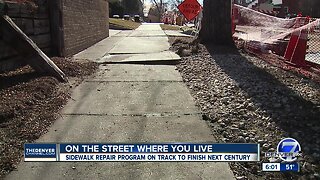 High number of cracks, tripping hazards, and small crew bog down Denver's sidewalk repair program