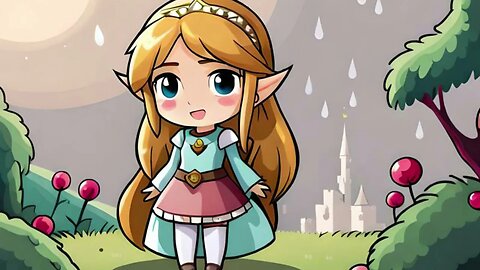 Cute and Kawaii Chibi Princess Zelda