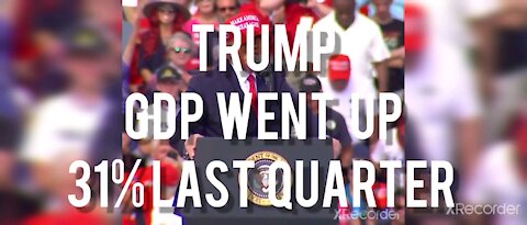 Trump GDP UP 31% LAST QUATER
