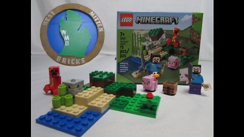 West Mitten Bricks Lego Minecraft The Creeper Ambush 21177