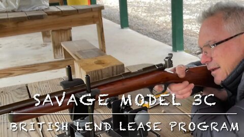 Savage model 3c 1940’s British lend lease program. Bolt action 22lr single shot. Parker hale peep!