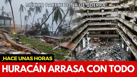 Acaba de Suceder: Huracán Otis sume a Acapulco en el caos