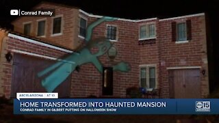 Home transformed into haunted mansion