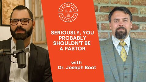 Seriously, You Probably Shouldn’t Be A Pastor