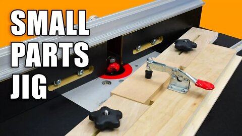Small Parts Holding Router Jig for your Router Table