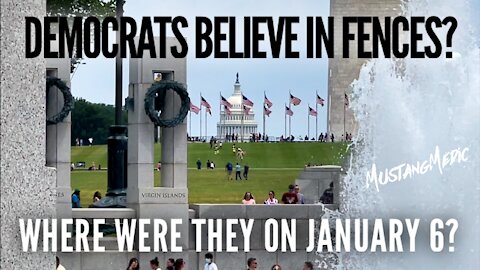 The US Capitol Building Report Fences still there MustangMedic Reporting