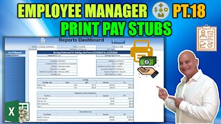 Create This Amazing Dashboard & Dynamic Earnings Statement [Employee Manager Pt. 18]