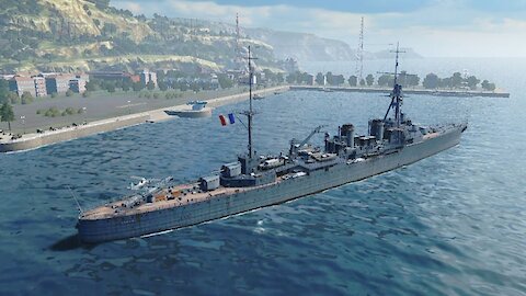 World Of Warships Gameplay #28 DUGUAY-TROUIN Cruiser Warship Nice Battle