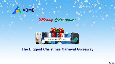 The Biggest Christmas Carnival Giveaway From AOMEI