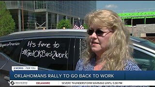 Oklahomans Rally To Go Back To Work