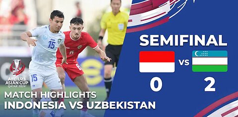 AFC U-23 highlights and all goals | Semi Final | Indonesia fell 0-2 to Uzbekistan