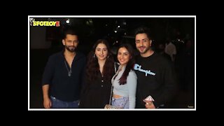 Aly Goni-Jasmin Bhasin with Rahul Vaidya & Disha Parmar spotted at a restaurant for dinner