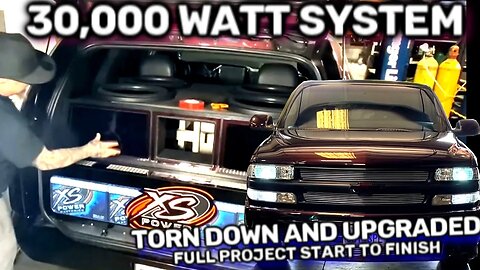 30,000 Watt Chevy Tahoe Sound System Torn Down & Upgraded after YEARS of abuse - Start to finish