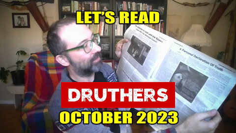 Let's Read Druthers! Absurdity Observer, Issue #35, October 2023