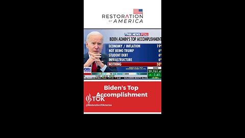 Bidens only accomplishments Nothing