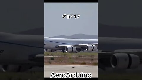 Majestic #B747 Thrust Reverser Open #Aviation #Avgeeks #AeroArduino
