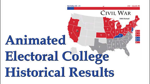 Electoral College Historical Results - Animated