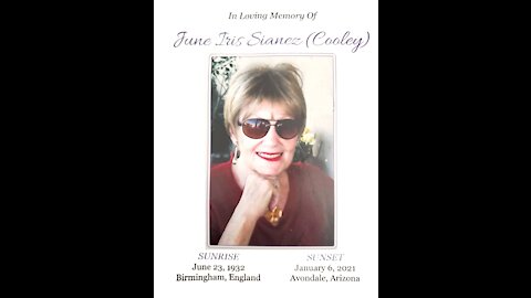 June Iris Sianez (Cooley) Funeral Service