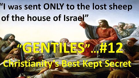 #12) Why Cornelius Received a Promise Made Only to Israel...the Holy Spirit ("Gentiles" Series)