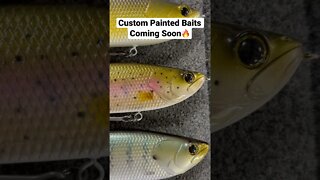 Custom Painted Swimbaits #shorts