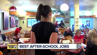 Thursday's Top 7: Best after-school jobs