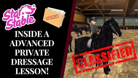 Inside A ADVANCED DRESSAGE PRIVATE LESSON! Star Stable Quinn Ponylord