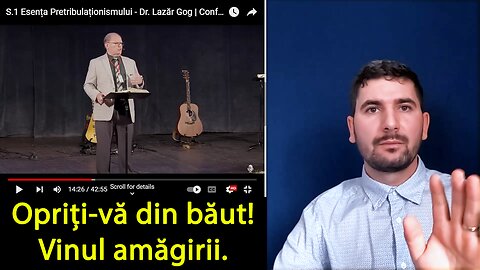 Ep.1: Lazăr Gog susține Esența Minciunilor Tribulaționiste la Conferința Vocea Creștinilor - Cluj